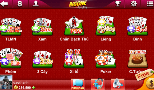 Tải game đánh bài liêng